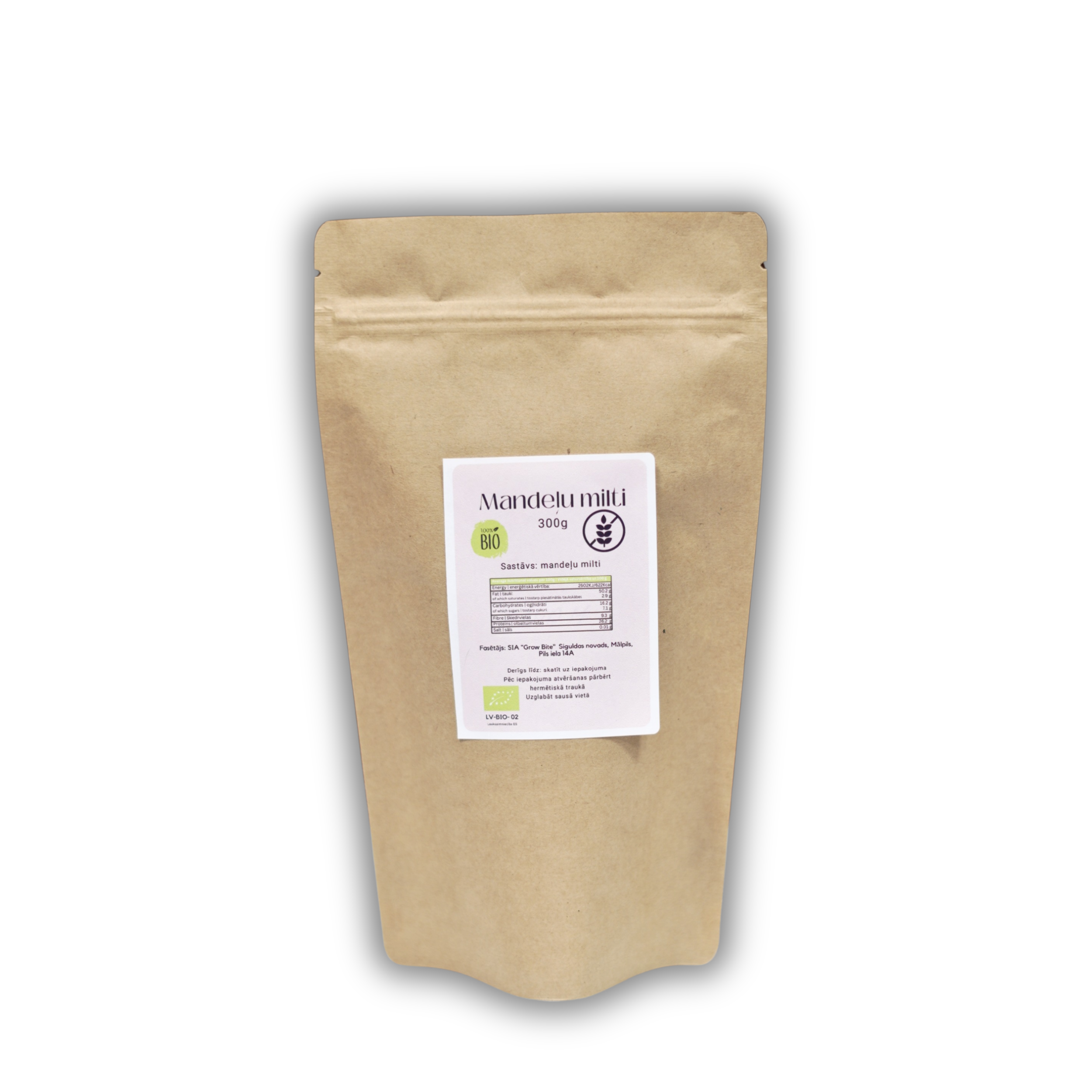 BIO Mandeļu milti (300g)