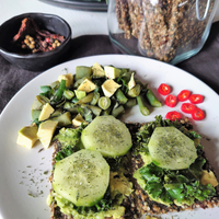 BIO Kaņepju un sēklu krekeri ar ķimenēm